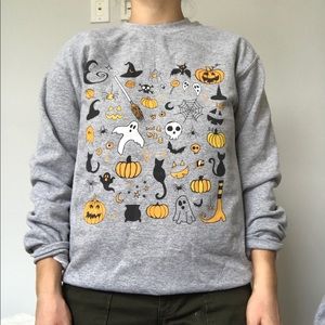 Halloween Sweatshirt , Pumpkin Sweatshirt